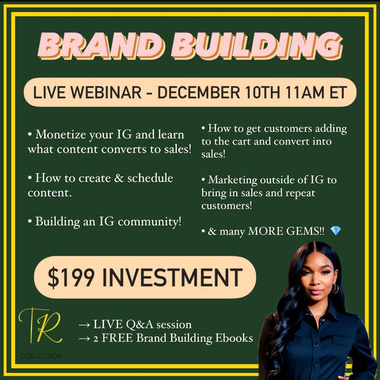 The Brand Building Call! Sunday 12/10 11am ET